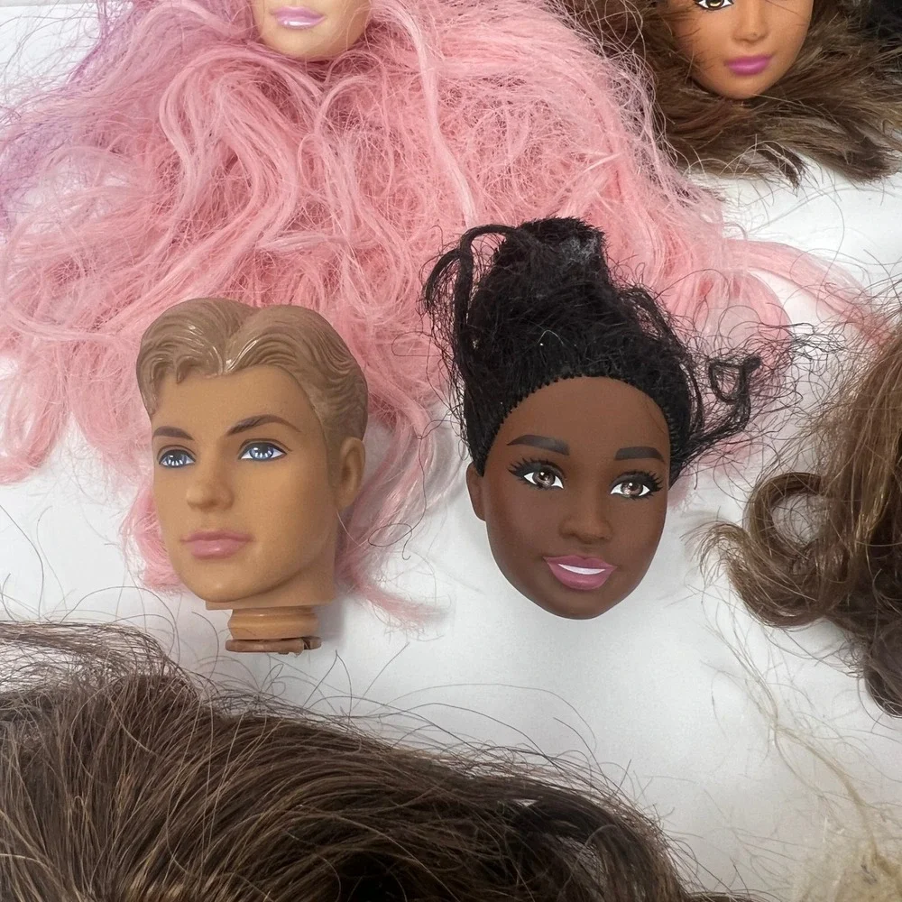 Barbie Ken Doll Heads 20 Vtg Modern Holiday Fashionista 90's Y2K Replacement
